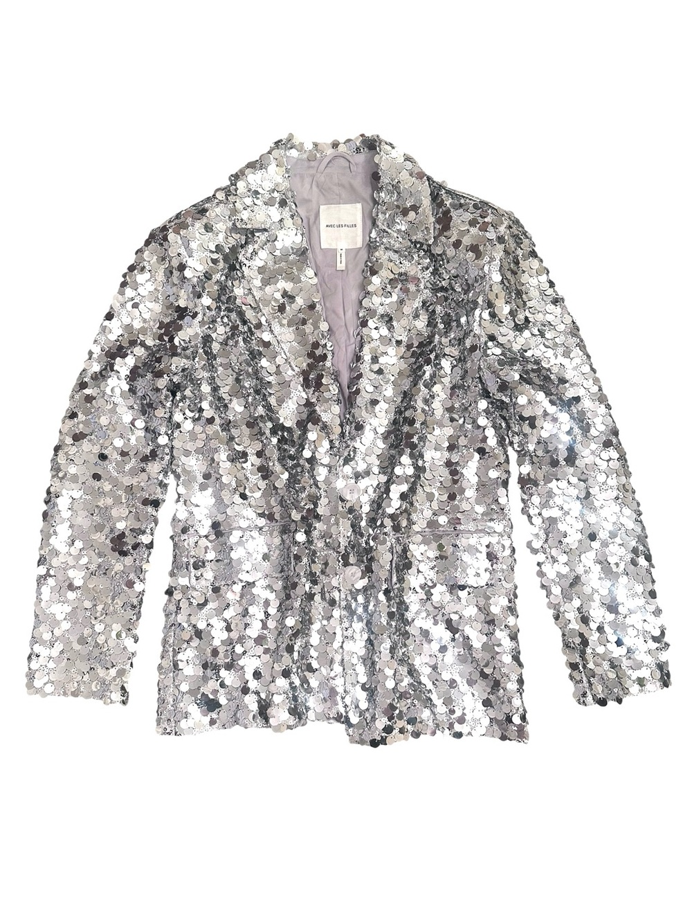 Avec Les Filles Sequin Disco Blazer size Medium